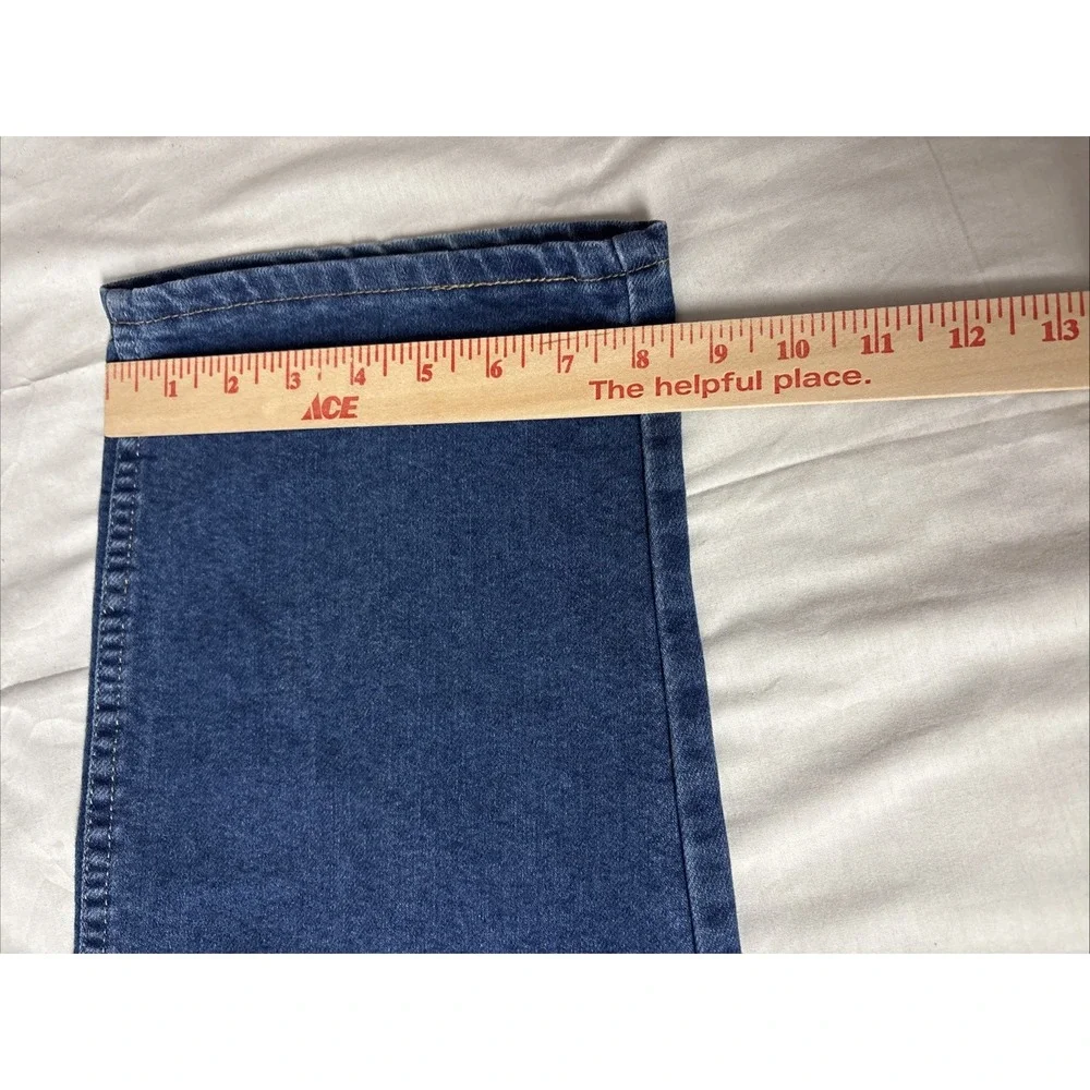 Wrangler Straight Leg Jeans Mens 40X30 Blue Medium Wash Regular Fit 85900DW